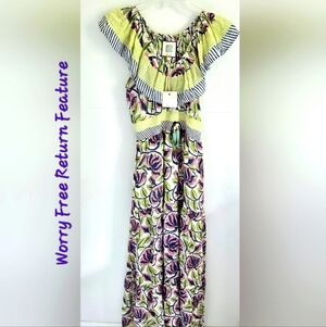 Bell By Alicia Bell Silk Blend Maxi Dress NWT